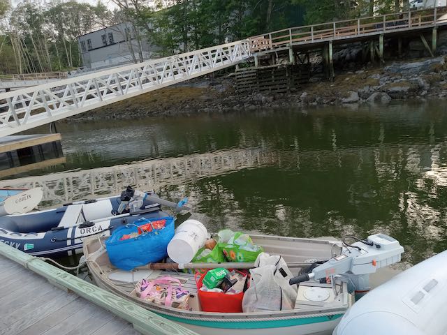 marina dock or mooring for chores